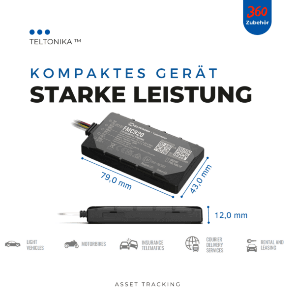 Teltonika FMC920 - Maße