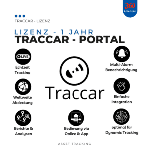 Traccar Lizenz 1 Jahr - Features